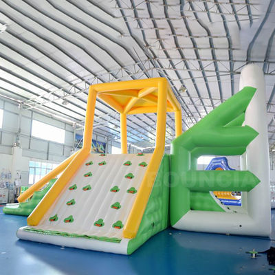 10mLx9mWx5.8mH Inflatable Water Sports Floating Water Tower For Park