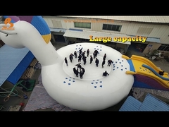 0.9mm PVC Tarpaulin Inflatable Unicorn Untuk Taman Air Pantai