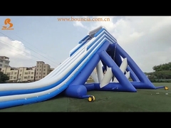 Bouncia Inflatables Disesuaikan Floating Water Park Giant Slide Solusi