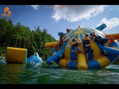 Cetakan Logo UFO Air Spinner Inflatable / Air Saturns Inflatable