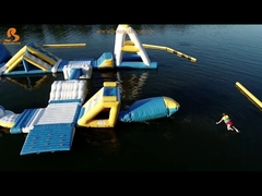 Bantal melompat air yang bisa diembun Bahan terpal PVC terapung