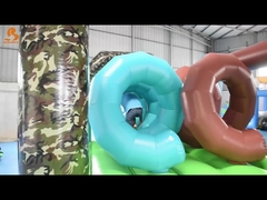Giant Blow Up Inflatable Water Park Obstacle Course 302,5m Panjang