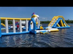 Taman Air Tiup Warna Klasik Bouncia, Unicorn Tiup Besar, Pemasok Permainan Air Slide Besar