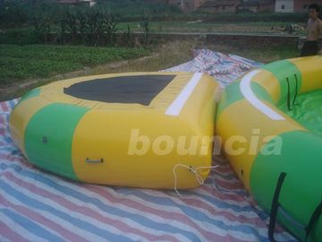 Round Inflatable Water Pool With Platform For Water Roller
