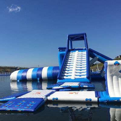 Commercial Inflatable Water Park Games Adult Water Obstacle Course