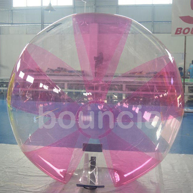 0.7mm TPU Inflatable Water Walking Ball With Soft Handle For Water Games
